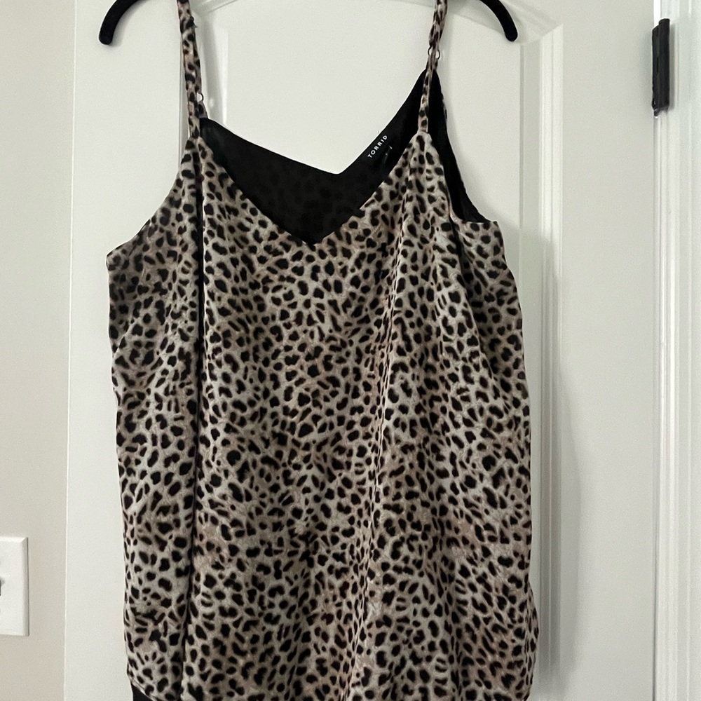 Torrid size 1 Sophie leopard cami